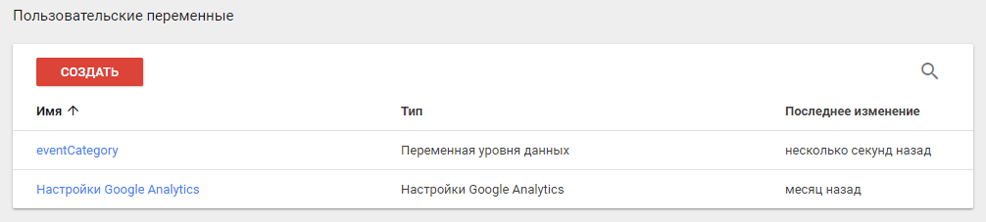 Создаем переменную типа Переменная уровня данных