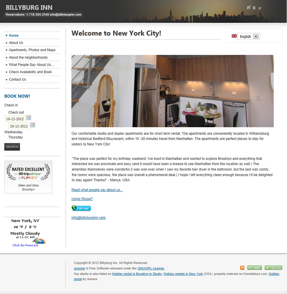 Дизайн главной страницы корпоративного сайта Скандистрой