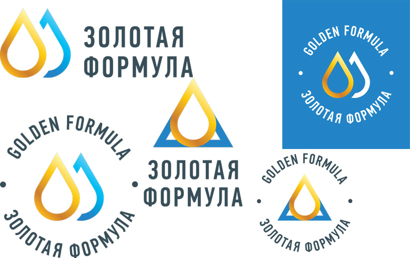 Еще один вариант логотипа холдинга «Золотая Формула»