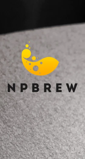 Дизайн логотипа «NP Brew»